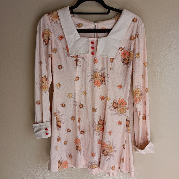 1960s blouse or micro mini dress sz M - Picture 1 of 3